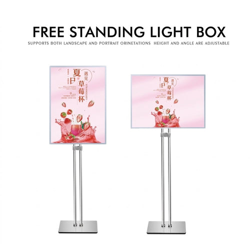 Double Pole Standing LED Light Box